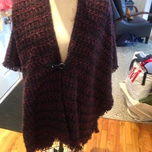 Women’s wool poncho